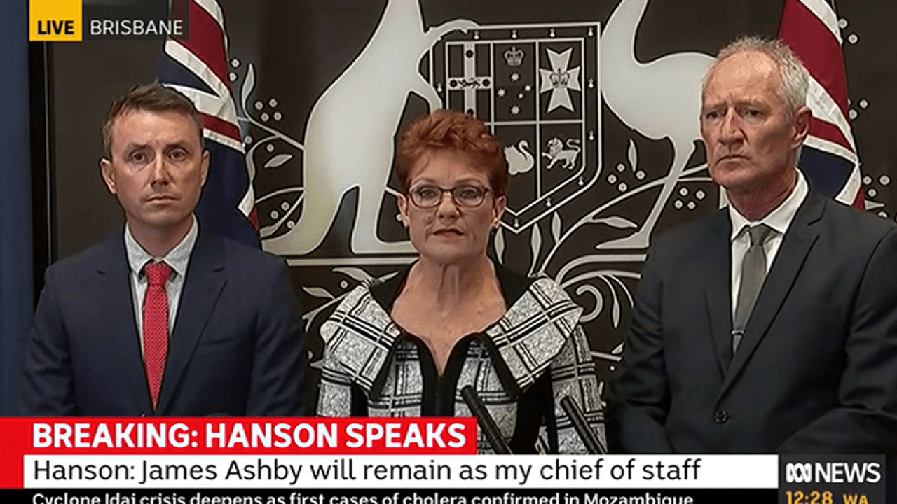 Pauline Hanson Doubles Down On NRA Debacle In Utterly Bonkers Press Conference