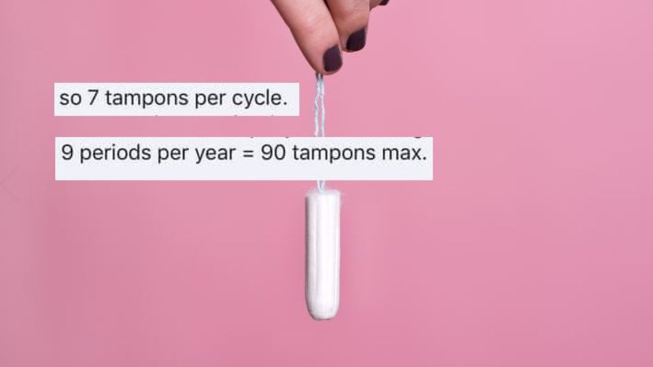 Good News: This Man Expertly Calculated How Many Tampons Women Should Use