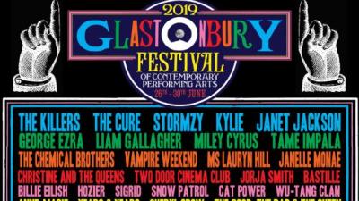 The Killers, The Cure & Stormzy Lead Glastonbury 2019 Lineup