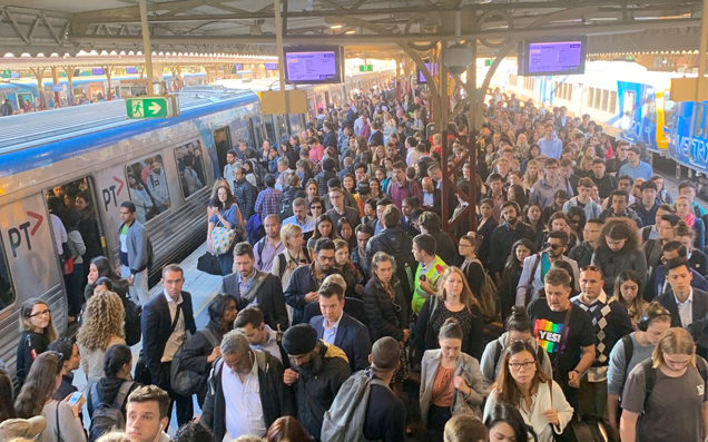 Melbourne's Morning Commute Disrupted After Police Evacuate Flagstaff