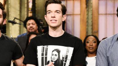 John Mulaney Gave Pete Davidson A Shirt Feat. A Pic Of (Borat Voice) His Wife