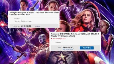 People Are Really Trying To Sell ‘Avengers’ Tickets For Thousands On eBay
