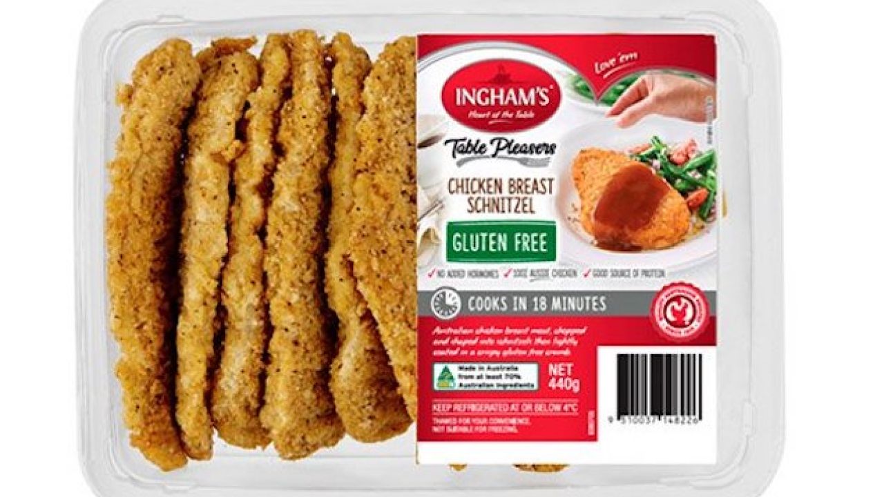 Ingham’s Issues Recall For Gluten-Free Chicken Schnitzels With Gluten In Them