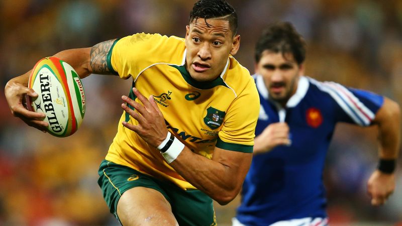 Rugby Australia Intends To Sack Israel Folau After Anti-Gay Social Media Post