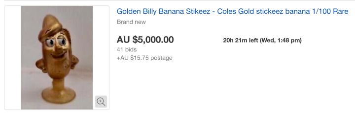 NSW Woman Refunded By eBay After Son Spends $10,000 On One Stikeez Banana