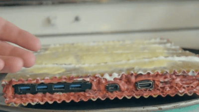 Some Bloke Made A Working Computer Out Of Pasta & It’s A Pizza History