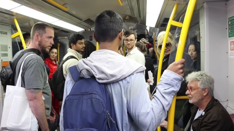 Here’s An Anti-Abortion Preacher Getting Rumbled By A Dad On A Sydney Train