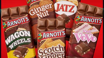 Arnott’s Are Turning Iced VoVo, Scotch Finger, Jatz & More Into Chocolate Bars