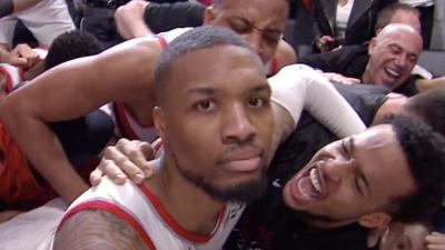 Damian Lillard, An Impossible Human, Drained A Playoff Buzzer Beater From Mars