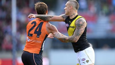 Dustin Martin Cops 2-Game Suspension For Elbowing A Bloke In The Scone