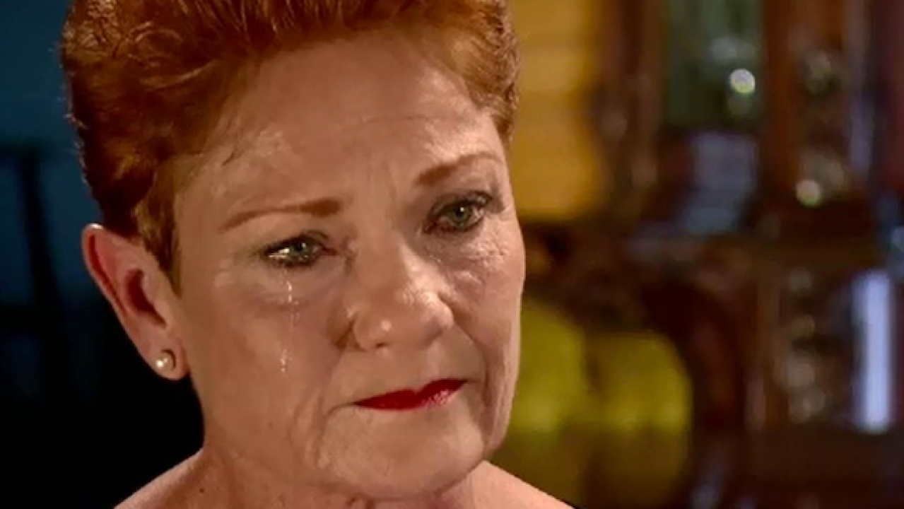 Pauline Hanson Is Upset That The People In Her Party For Racists Are Shit