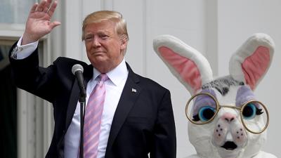 The White House Has Once Again Wheeled Out Its Deeply Cursed Easter Bunny
