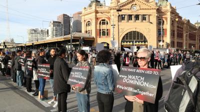 Dozens Of Vegan Demonstrators Block Peak-Hour Traffic In Melbourne’s CBD