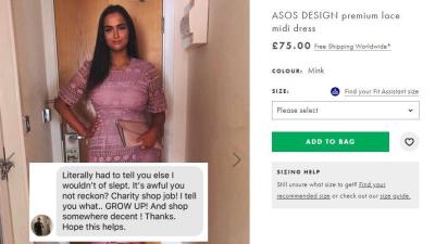 Woman Mocked For Her ASOS Dress Is Now Modelling It On Their Website