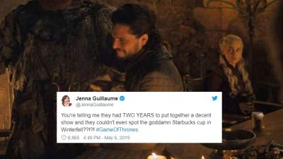 A $90 Million Budget Didn’t Stop This Rogue Coffee Cup From Guest-Starring On ‘GoT’