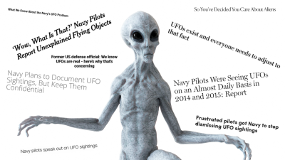 There, Uh, Sure Have Been A Lot Of UFO Stories In The News Recently