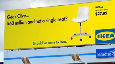 That IKEA Billboard Dragging Clive Palmer Is Funny But Also Heaps Fake