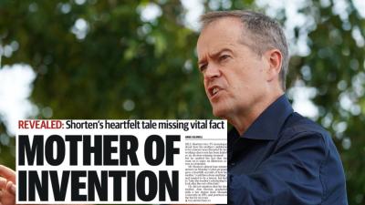 Bill Shorten Slams The Daily Tele For Trying To Drag Him Over His Late Mum