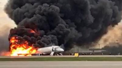 At Least 41 Dead After Passenger Jet Makes Fiery Emergency Landing In Moscow