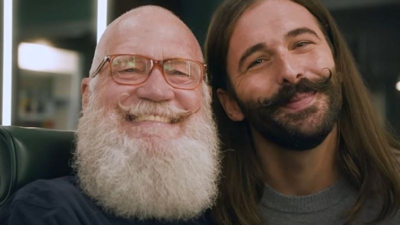 Watch ‘Queer Eye’ Angel JVN Work Magic On David Letterman’s Mighty Beard
