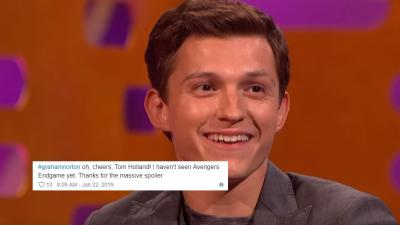 Fans Are Mad At Tom Holland For Spoiling ‘Endgame’, Which Is 2-Months-Old