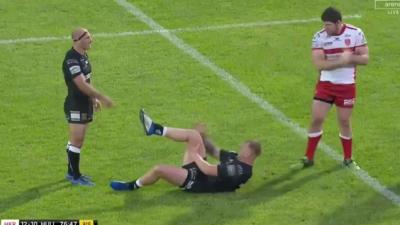 Gaze In Horror At A British Rugby Player Smacking His Own Dislocated Knee Back In