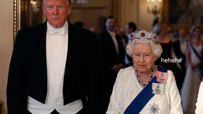 People Reckon Spicy Binch Queen Liz Is Shading Trump Via Her Outfit Again