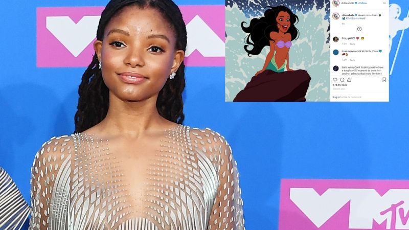 Halle Bailey Says Playing ‘The Little Mermaid’ Ariel Is A “Dream Come True”