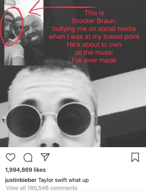 Taylor Swift Raises Holy Hell In Blog Post After “Bully” Scooter Braun Acquires Her Music