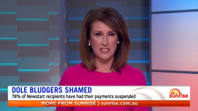‘Sunrise’ Delivered Us Some Truly Shithouse Reporting On Welfare Today