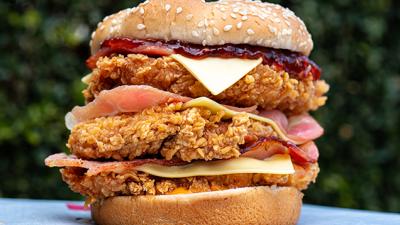 KFC Has Launched A Burger So Big It Could Probably Bash Your Dad