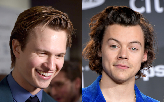 Harry Styles and Ansel Elgort.