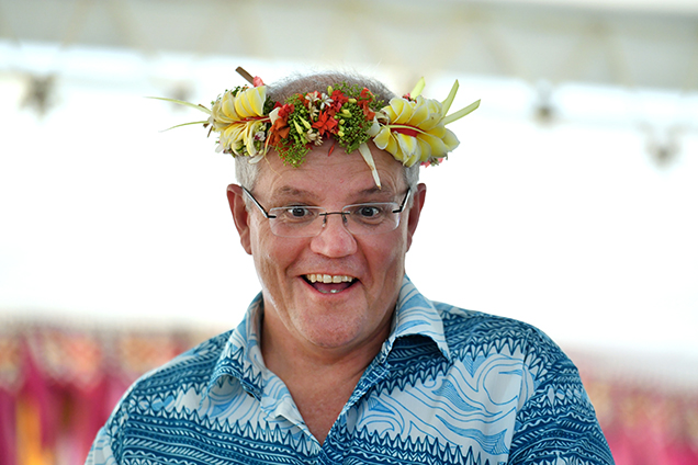 Scott Morrison Seems To Have Confused A Climate Forum For A Grey Swinger’s Cruise To Tahiti