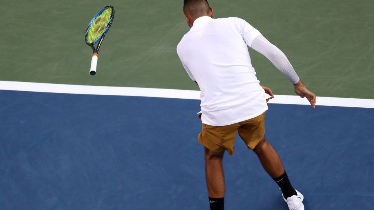Nick Kyrgios Facing Calls For Suspension After Appearing To Spit At Umpire During A Tanty
