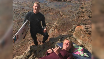 National Treasure Mick Fanning Helped Comfort A Teen Surfer After He Injured Himself
