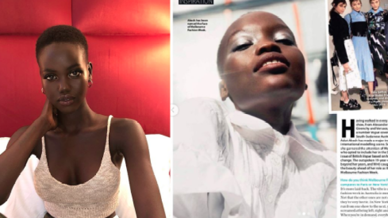Model Adut Akech Slams Who Magazine For Printing Photo Of Another Model With Her Interview