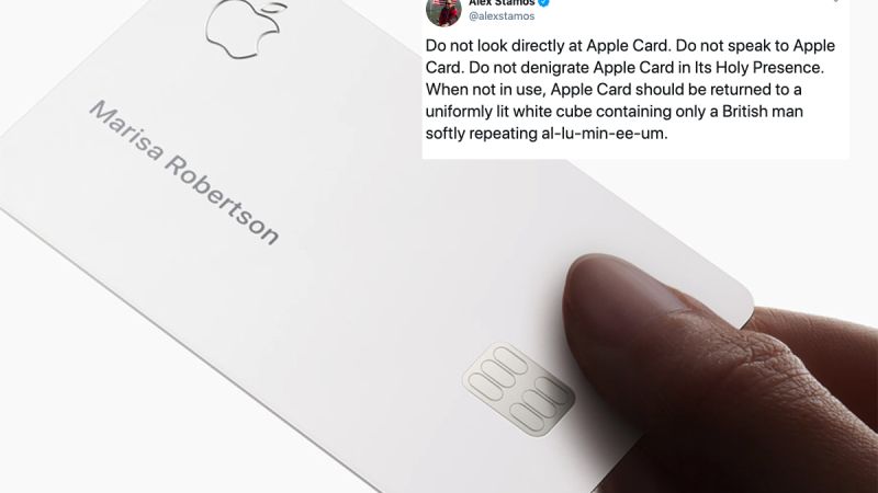 It Turns Out The New Apple Card Can’t Be Stored Near Dangerous Materials… Like Yr Wallet