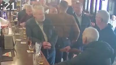 Conor McGregor Caught On CCTV Allegedly Punching Old Man Who Refused His Whiskey