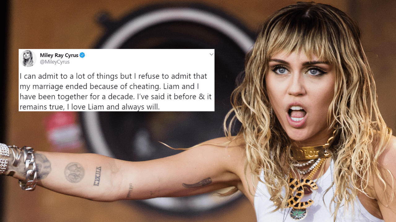 Miley Denies Cheating Split Her And Liam, Admits Everything Else In Candid Twitter Thread