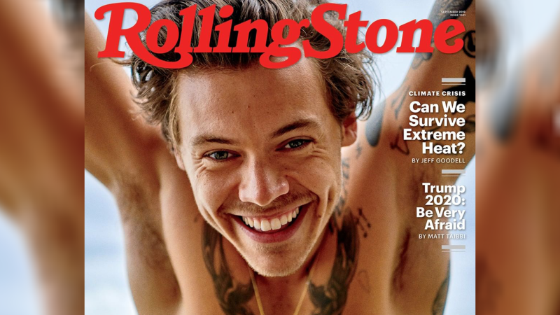 Harry Styles Got His Tits Out For Rolling Stone & The Internet Has Reacted Accordingly
