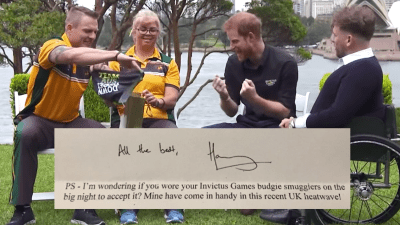 Dylan Alcott Shares Letter From Prince Harry Ft. Shared Love Of Budgie Smugglers