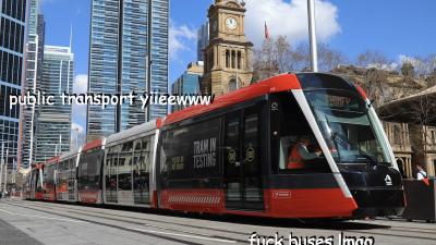 The Sydney Light Rail Trundled Down George St For The First Time & Everyone’s Wilding Out