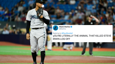 Miami Marlins Apologise After Sledging Tampa Bay Rays With Rogue Steve Irwin Tweet