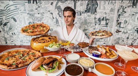 Watch ‘Queer Eye’s’ Antoni Porowski Try This Hotel’s Fkd $295 Mukbang Room Service Option