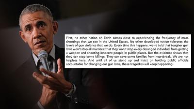 Barack Obama, Sick Of This Shit, Targets “White Supremacy” After Mass Shootings