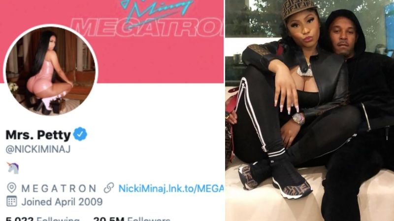 Nicki Minaj Might’ve Announced That She’s Married By Changing Her Twitter Name & Uh, What?