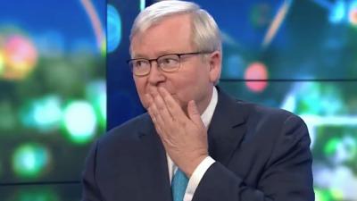 Kevin Rudd Dropped A Big Swear Word On ‘The Project’ Last Night & We’re Dobbing