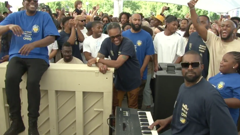 Kanye’s Sunday Service Took Ohio To Church This Weekend, And You Can Watch It All Online