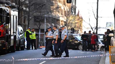 The Alleged Sydney Knife Attacker Was Subdued By Punters With Chairs & A Milk Crate