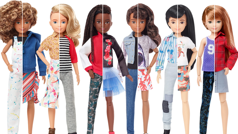 FUCK YEAH: Mattel, Home Of Barbie, Releases First Line Of Gender Neutral Dolls
